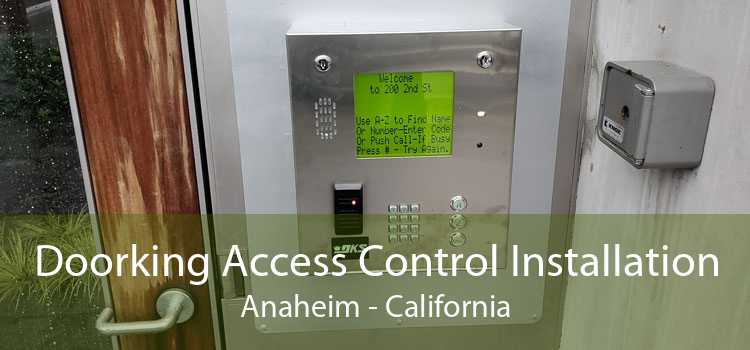 Doorking Access Control Installation Anaheim - California