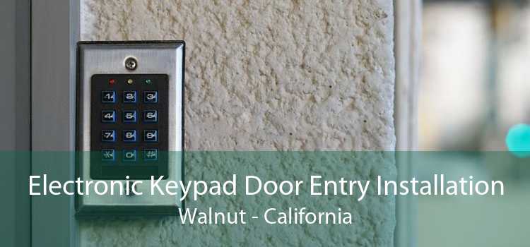 Electronic Keypad Door Entry Installation Walnut - California