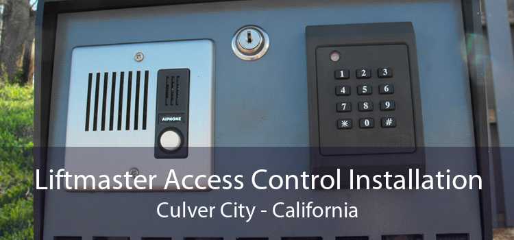 Liftmaster Access Control Installation Culver City - California