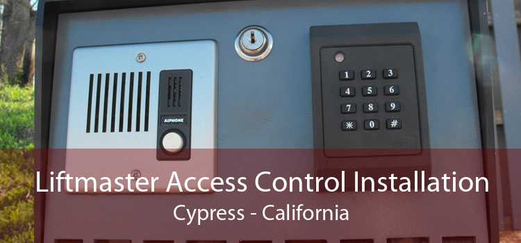 Liftmaster Access Control Installation Cypress - California