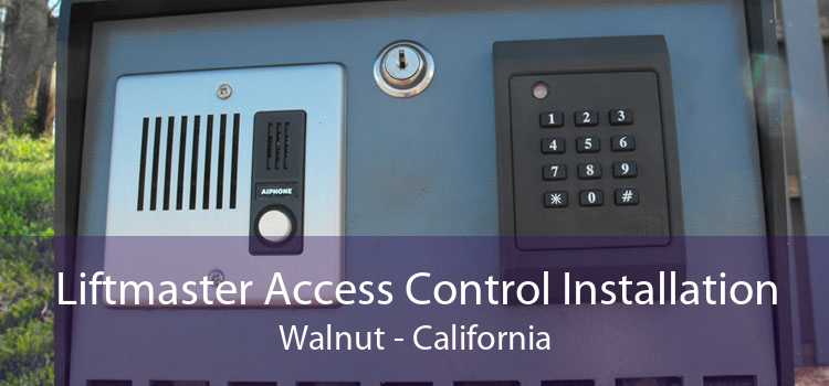 Liftmaster Access Control Installation Walnut - California