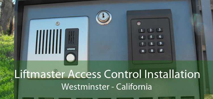 Liftmaster Access Control Installation Westminster - California